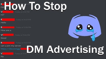 How to STOP DM advertising on discord 100% FULL PROOF.