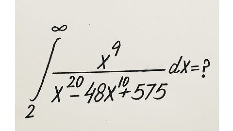 A Beautiful Integral From MIT 2023 || MIT Integration Bee Finals 