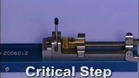 Corning UniCam Fiber Termination Video