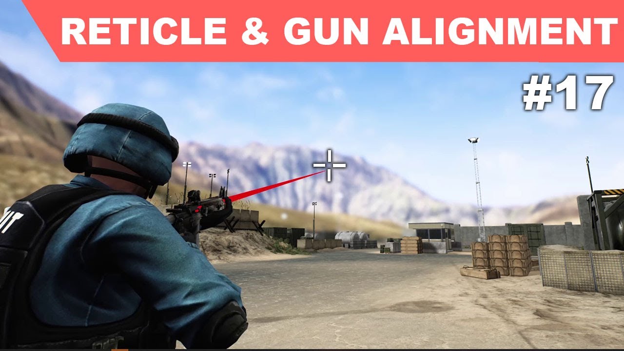 Unreal Third Person Shooter 17 Aim Down Sight Align Gun And Reticle Youtube