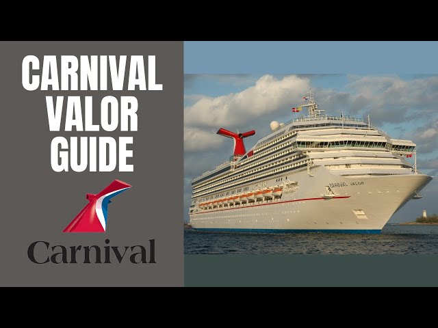 Carnival Valor, Deck Plans, Activities & Sailings
