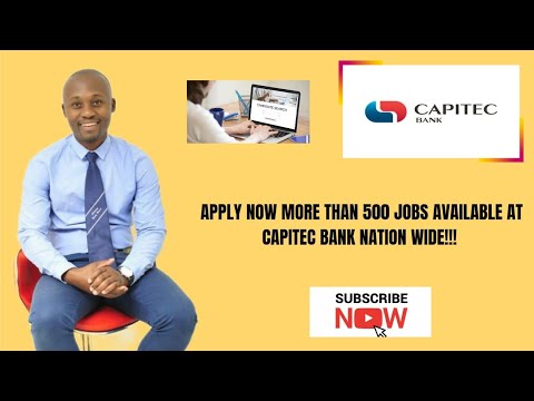 HOW TO APPLY FOR AVAILABLE JOBS AT CAPITEC BANK NOW!