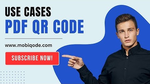 Use Cases of a PDF QR code : mobiQode guide