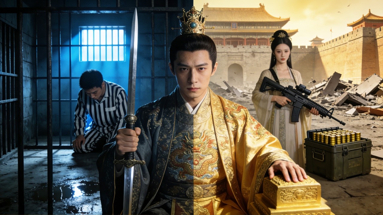 穿成廢太子含冤入獄，誰知絕色美人狂送現代軍火！一夜掀翻皇朝登基稱帝，曾經踩我的人現在跪喊萬歲#逆襲 #古裝 #爽劇 #戰神 #穿越 #短劇 #大陸短劇 #打臉