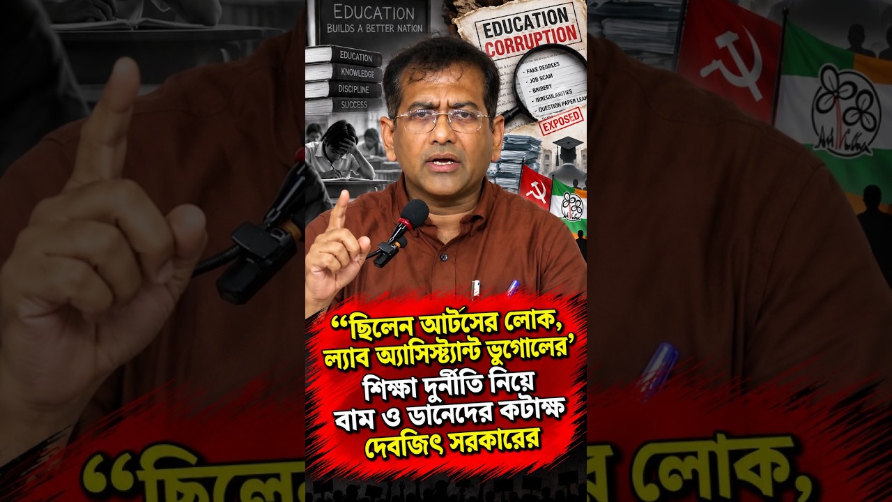 'ছিলেন আর্টসের লোক, ল্যাব অ্যাসিস্ট্যান্ট ভূগোলের' বাম ও ডানেদের কটাক্ষ দেবজিৎ সরকারের