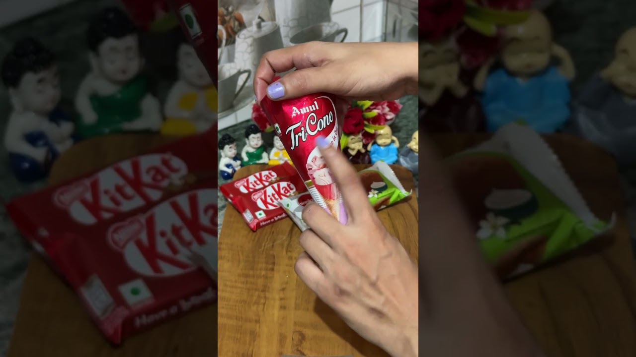 Strawberry cone icecream 🍦🌺