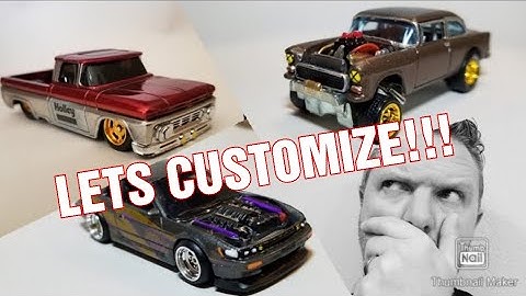 WANT TO CUSTOMIZE DIECAST CARS?  Don