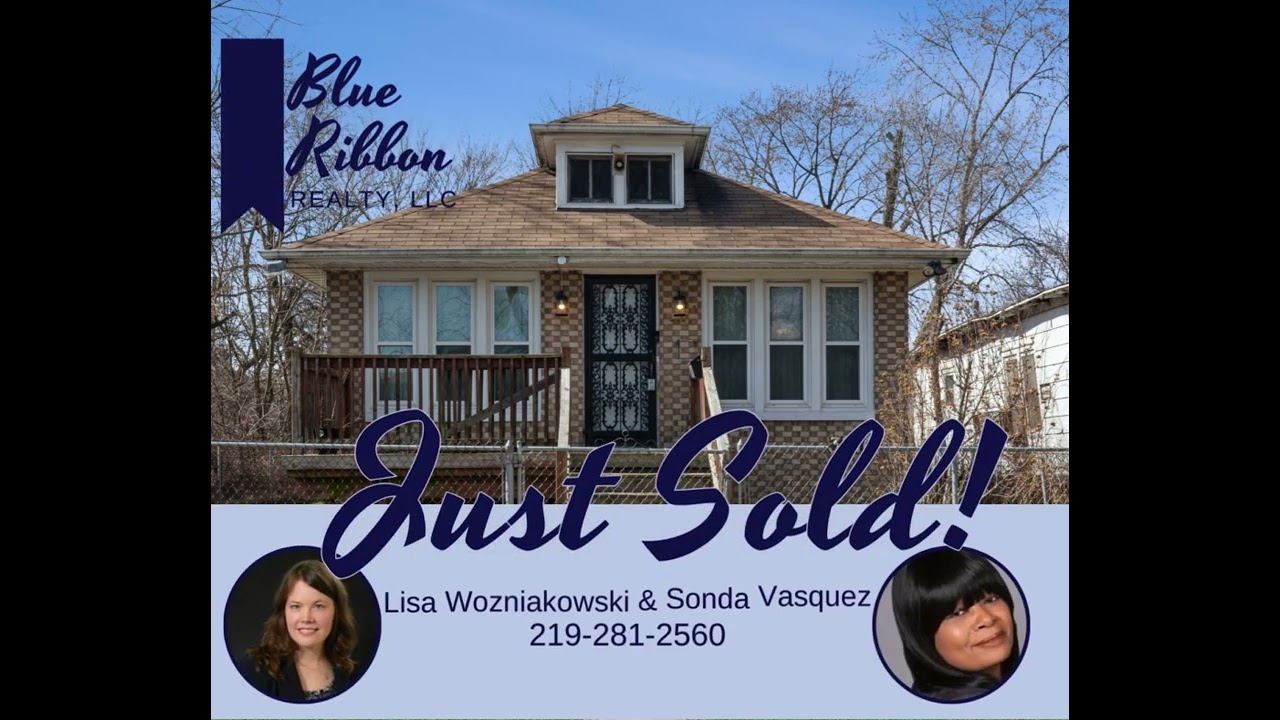 Just Sold in Northwest Indiana by Blue Ribbon Realty