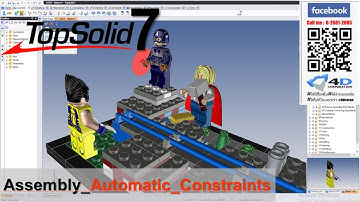 TopSolid 7 : Assembly Automatic Constraints