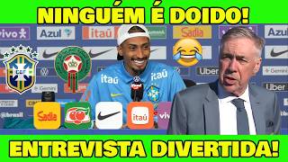 OLHA O QUE RAPHINHA FALOU DE ANCELOTTI NA COLETIVA DA SELEÇÃO BRASILEIRA