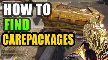 HOW TO FIND CAREPACKAGES FAST for Warzone CoD Toons Event Speed Lines Camo Challenges!