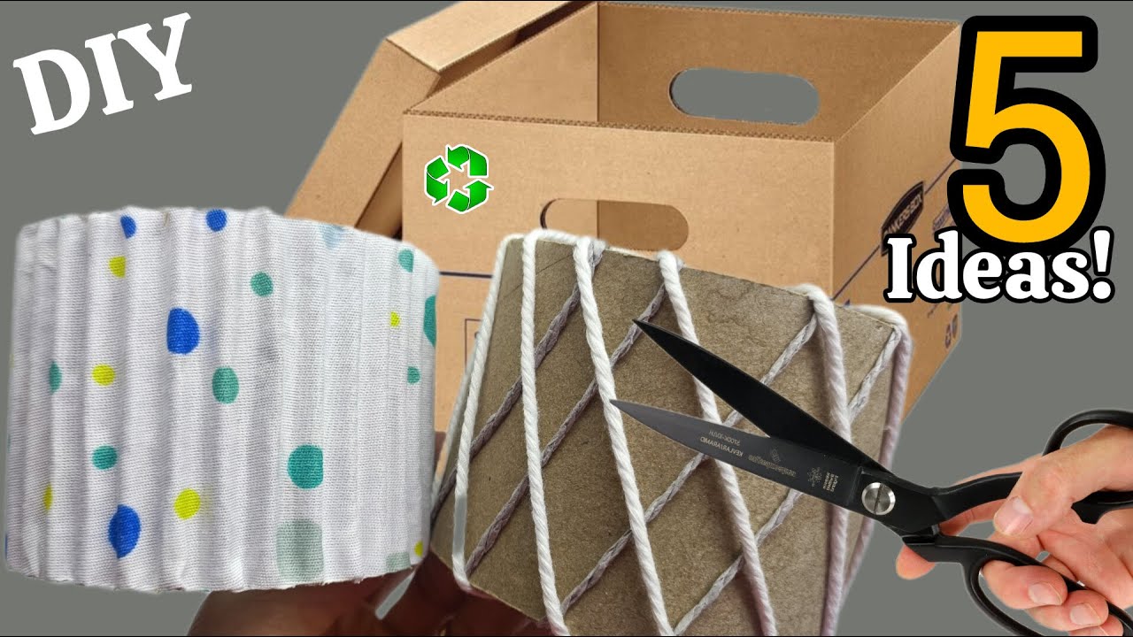 Transforming Cardboard : 5 DIY Organizers for Storage That Will Amaze You !! SUPERB DIY Recycle#2024