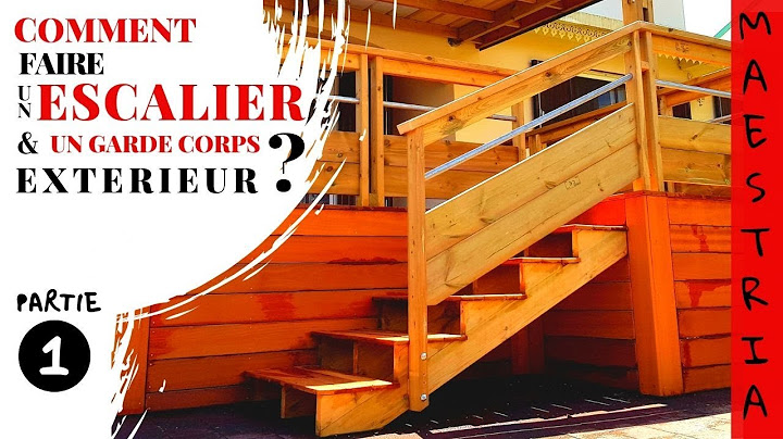 FAIRE SON ESCALIER EXTÉRIEUR de A à Z, DIY - TUTO partie 1