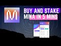 Buy MINA Tokens on Binance and Stake in 5 miutes on AURO Wallet | Earn rewards | 2022