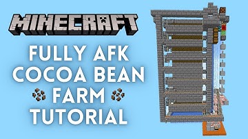 Fully AFK Cocoa Bean Farm Tutorial (No Bone Meal)