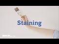 How To Stain Wood