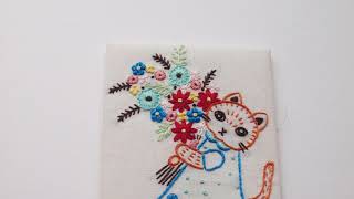 ノクシカタ　額装刺繍絵 ノクシカタ・タペストリー 「誓いのとき」 バングラデシュの刺繍