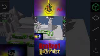 3d Modeling hogwarts timelapse pt.2