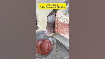 Want to recycle copper from cables?Then try this machine!