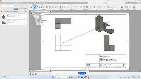 Fusion Creating a Multiview Drawing