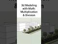 Modeling with Math #sketchup #landscapearchitecture #3dmodeling