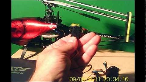 KDS Flymentor 3d and trex 450 clone and  turnigny 9x install and settings part 2