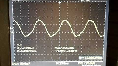 PIC18F14K50 pmosfet board OSC test  1a