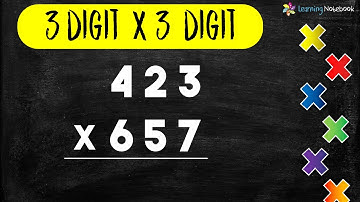 Vermenigvuldiging van een 3-cijferig getal met een 3-cijferig getal