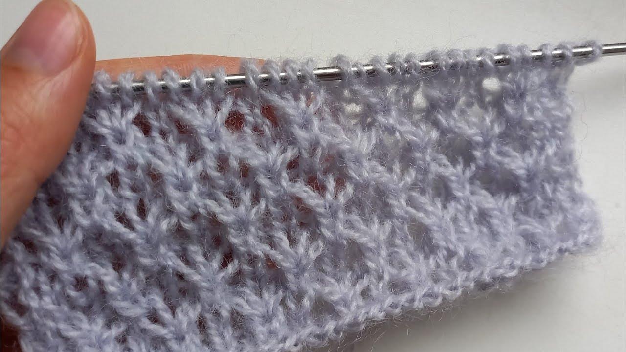 🤗🤩НЕОБЫЧНЫЙ ИНТЕРЕСНЫЙ Узор для свитера. Узор спицами - YouTube