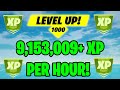 XP Glitch in Fortnite! (EASY 1,000,000 XP)