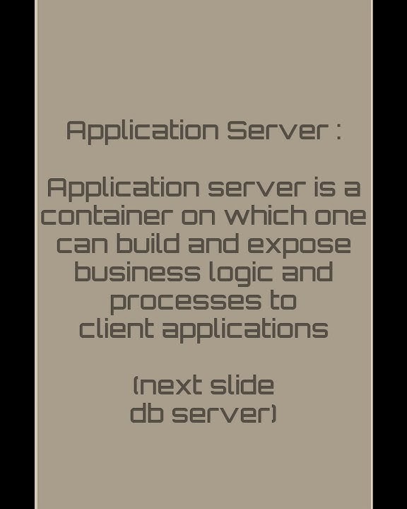 Web server vs Application server vs Database server #Shorts - YouTube