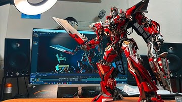 Transformers DOTM DLX stlye Sentinel Prime Stop Motion