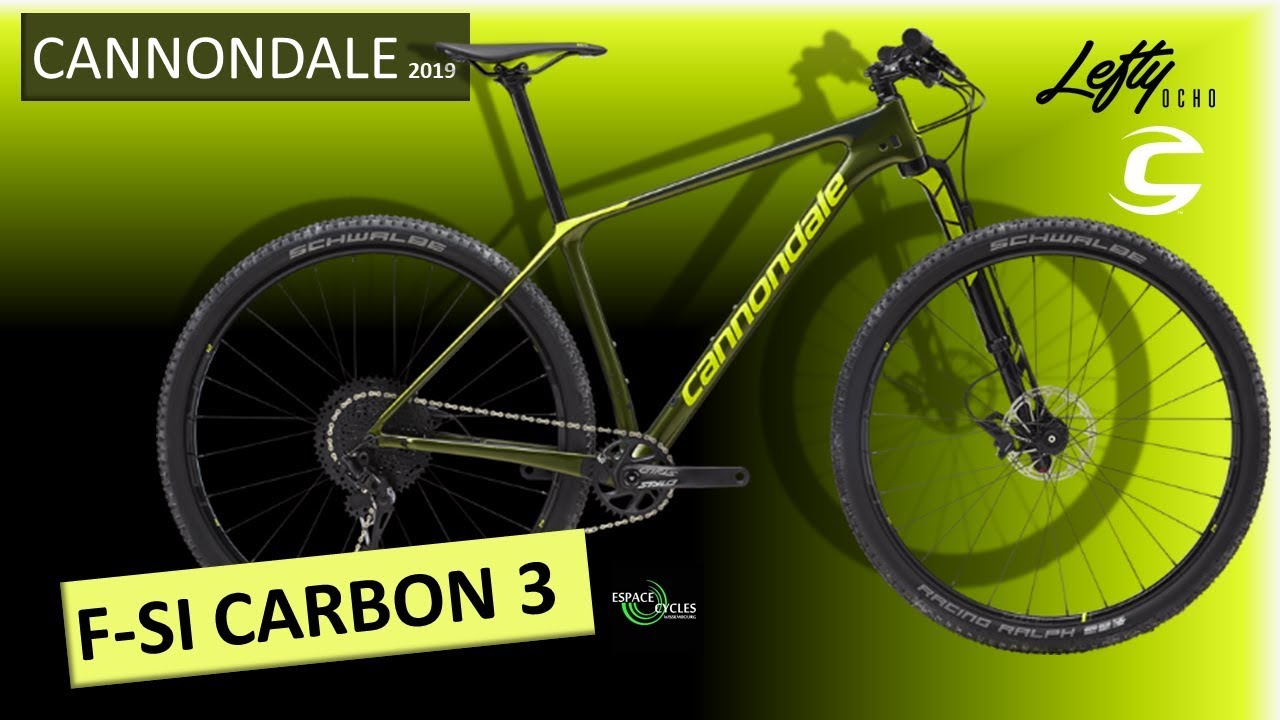 2019 Cannondale F-Si Carbon 3 Mountain Bike XL Retail $3675 