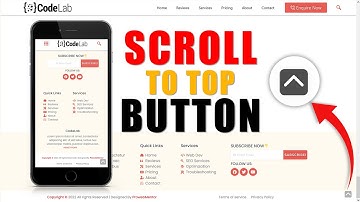 🔴 How To Add Scroll To Top button | Back To top Button | [Elementor WordPress]