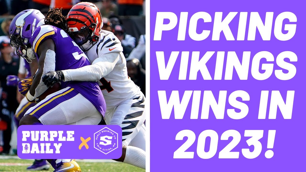Picking Minnesota Vikings schedule for 2023 YouTube