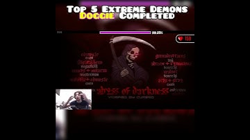 Top 5 @DoggieDasher Extreme Demons Completions (imthekingoff) #geometrydash #gd #gaming