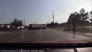 Truck and VW Jetta Accident - Mississauga - Britannia and Shawson - July 29 2015