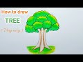 How To Draw Tree Easy Step By Step / গাছ আঁকার সহজ উপায়