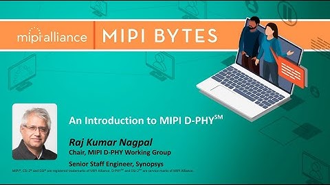 MIPI Bytes: An Introduction to MIPI D-PHY