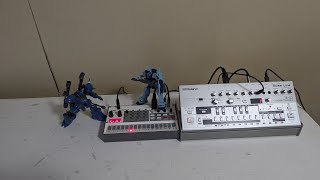 Roland tb-03 & Volca sample 2