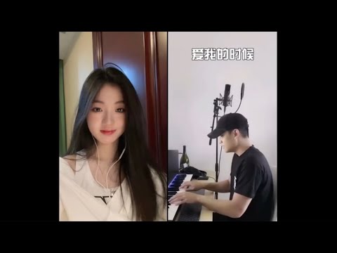 单依纯 Shan Yi Chun| 依纯与周兴哲在线练习最新单曲《爱我的时候》合唱部分