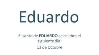 Origen y significado del nombre Eduardo