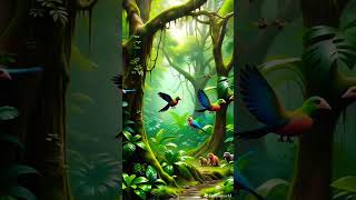 Majestic Tropical Canon: A Rainforest Journey in D Major 🌴🦜#pixelplanet ￼#rainforest #canonind