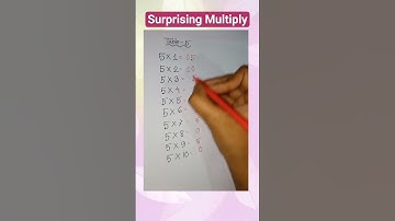 How is it so easy🤔? Math tricks on multiplication by 5💫#multiply #table #shorts #maths #mathtricks