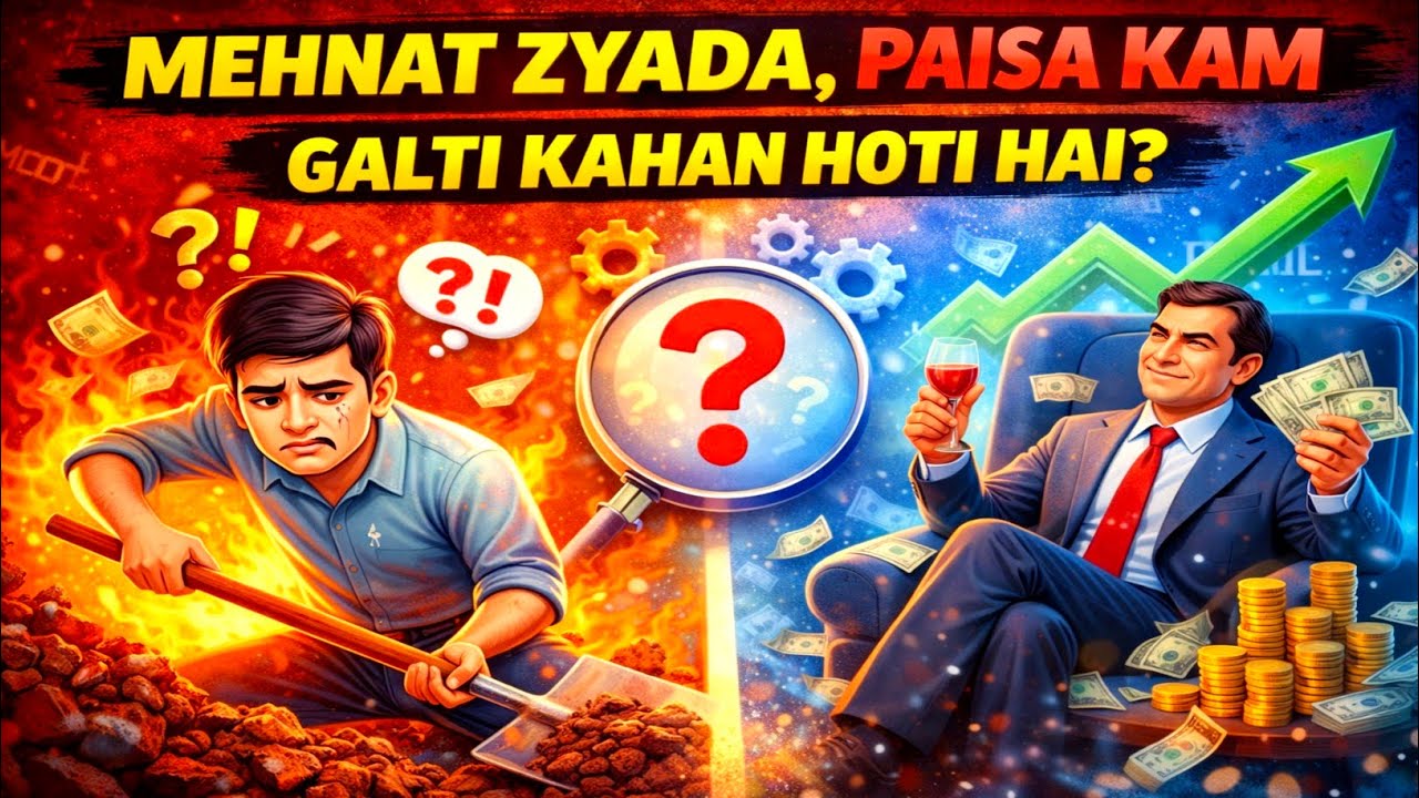 Mehnat Zyada, Paisa Kam – Galti Kahan Hoti Hai? | Real Income Truth