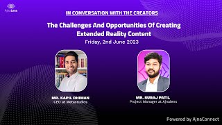 Panel Discussion | The challenges & opportunities of creating XR content