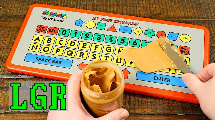 Kidtech My First Keyboard from 1994: It's Peanut Butter-Proof!
