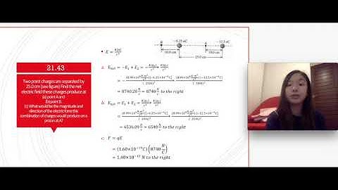 General Physics 2: Chapter 21 -  Electric Charge and Electric Field | Angela Yu