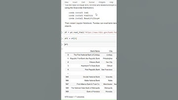 How to read data from an HTML source to a Python Dataframe | Feb 2025