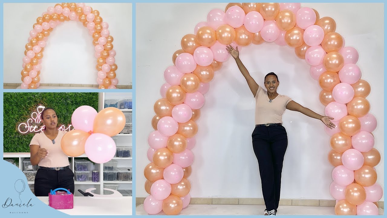 Tutorial Passo-Passo. Arco di Palloncini Senza una Struttura